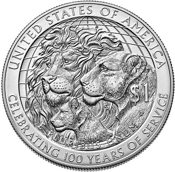 Centenario del Club de Leones en Moneda Estadounidense | Numismatica Visual